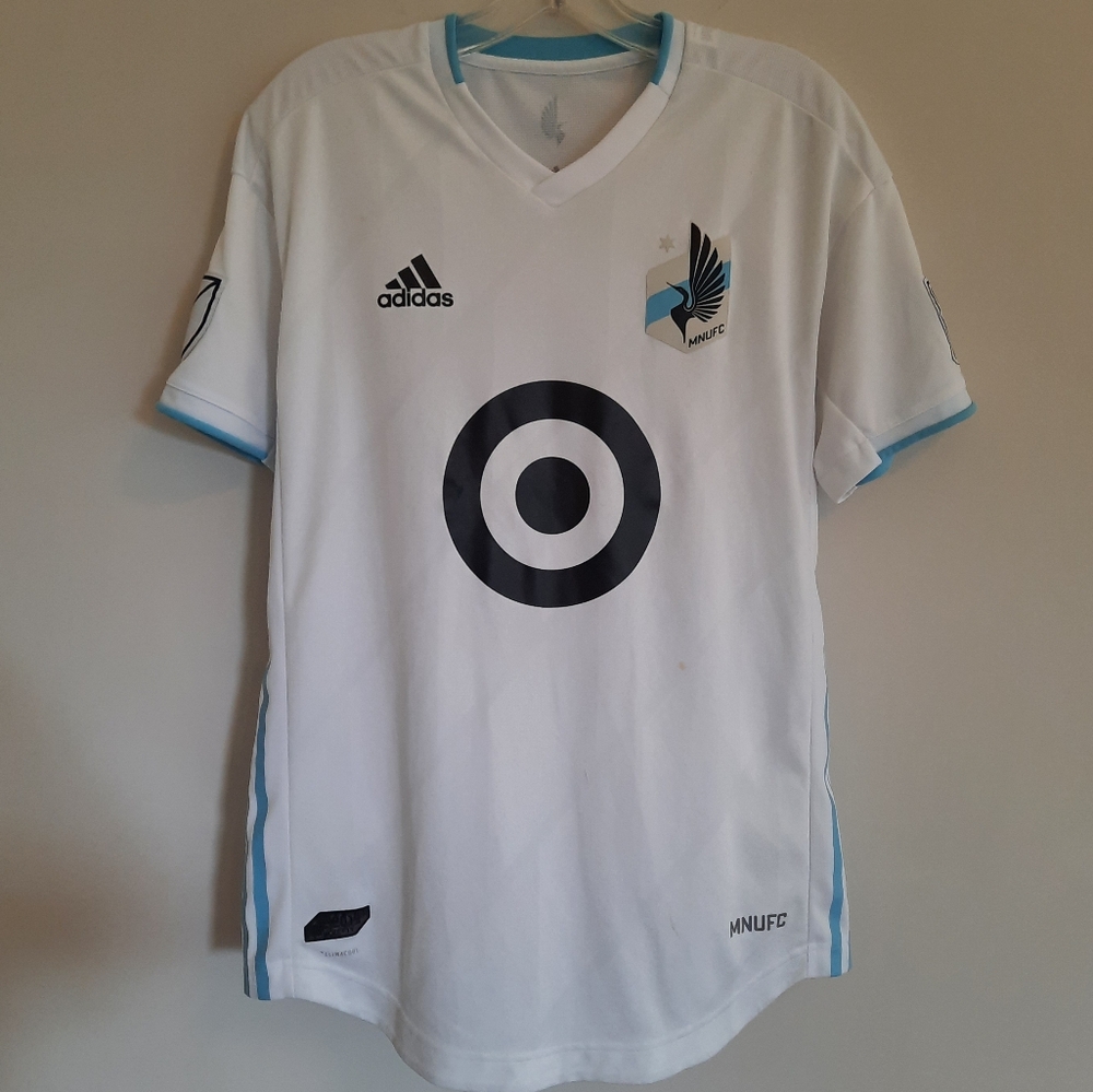 Mens Minnesota United FC Romain Metanire Adidas Player Jersey